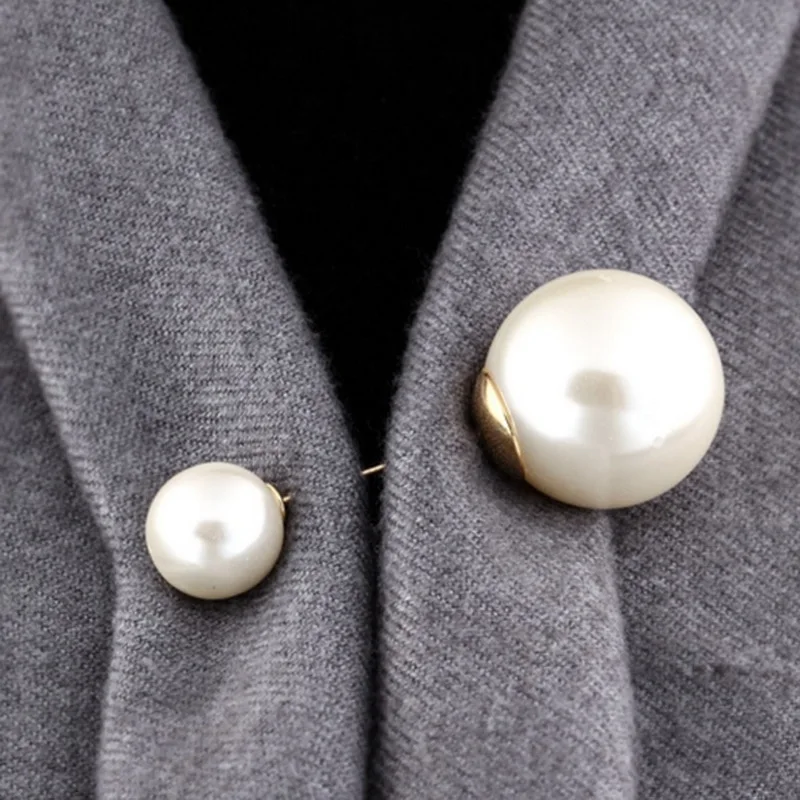 All-match free sewing pearl brooch