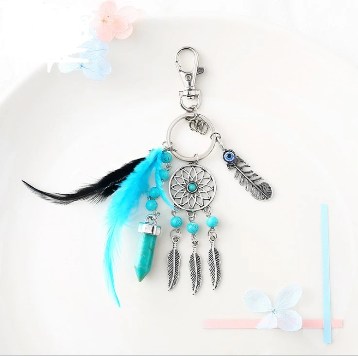 Alloy Dream Catcher dream catch tassel pendant key ring