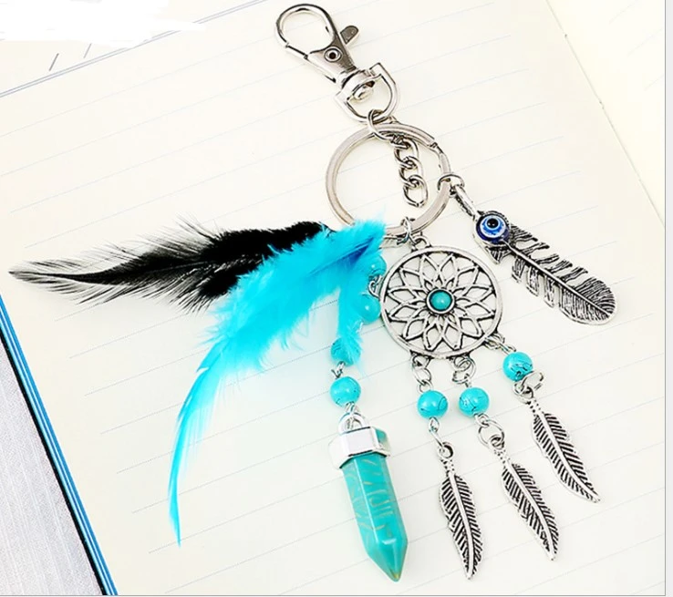 Alloy Dream Catcher dream catch tassel pendant key ring