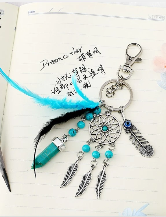 Alloy Dream Catcher dream catch tassel pendant key ring