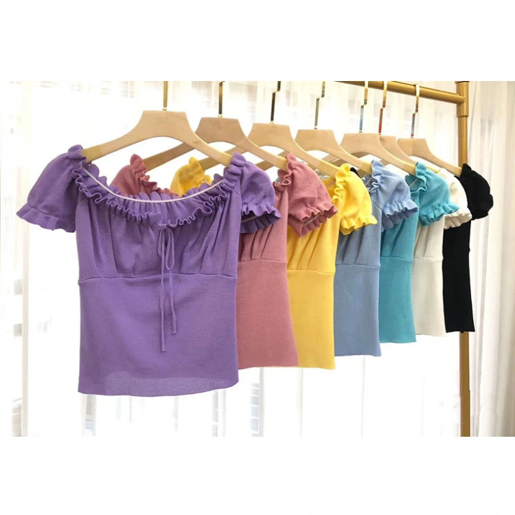 Puff sleeves short sleeves