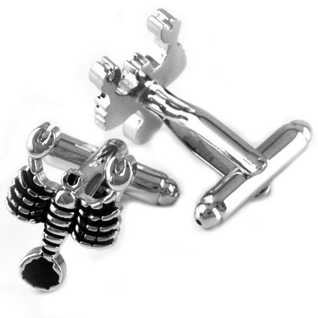 Scorpio Metal Cufflinks Cuff Nails