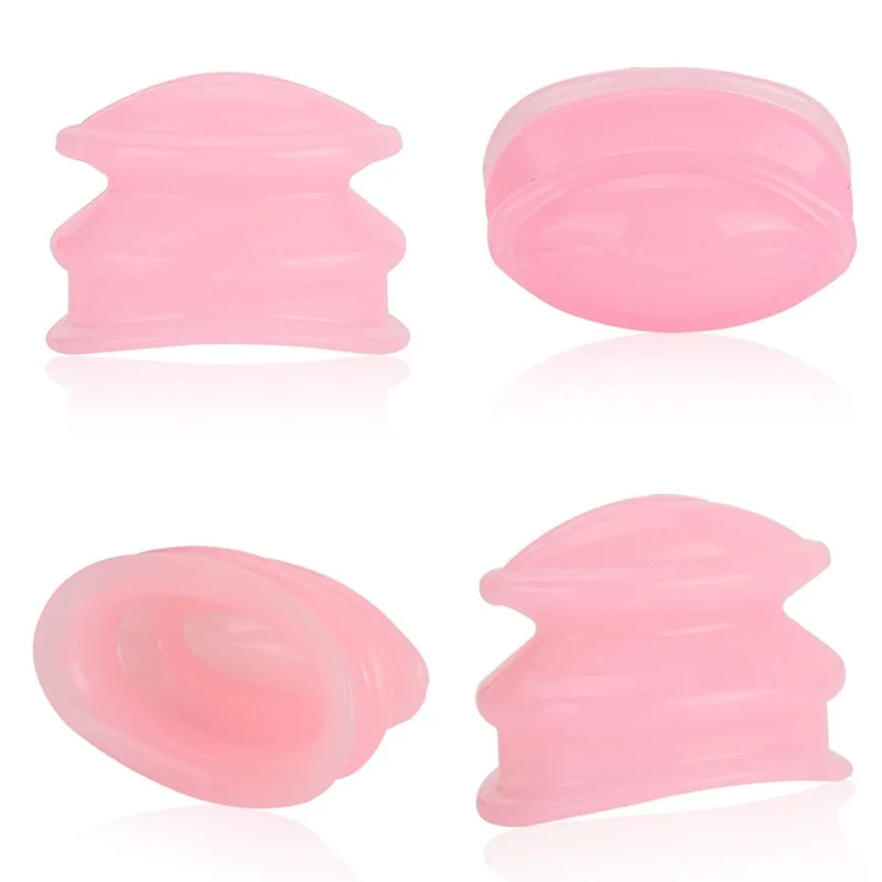 Silicone transparent lip beautifying device