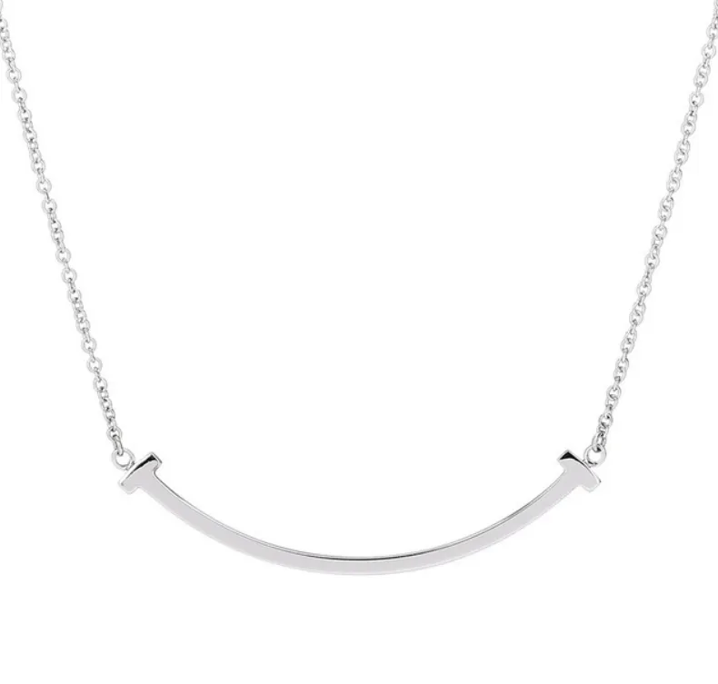 Sterling silver smiley face necklace women