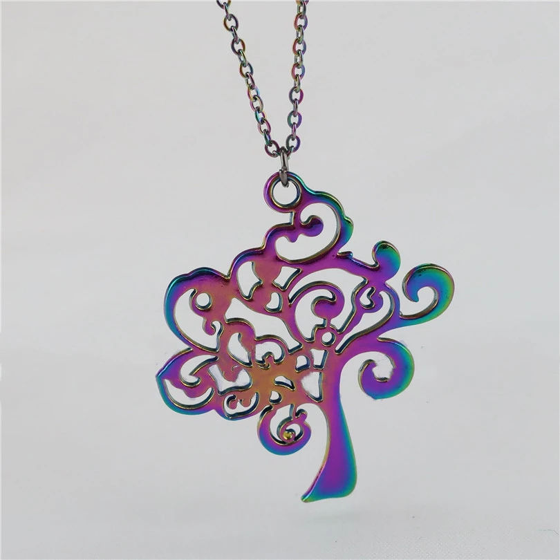 Lucky tree pendant necklace