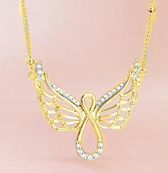 Angel Wing Diamond Angel Wing Lady Necklace