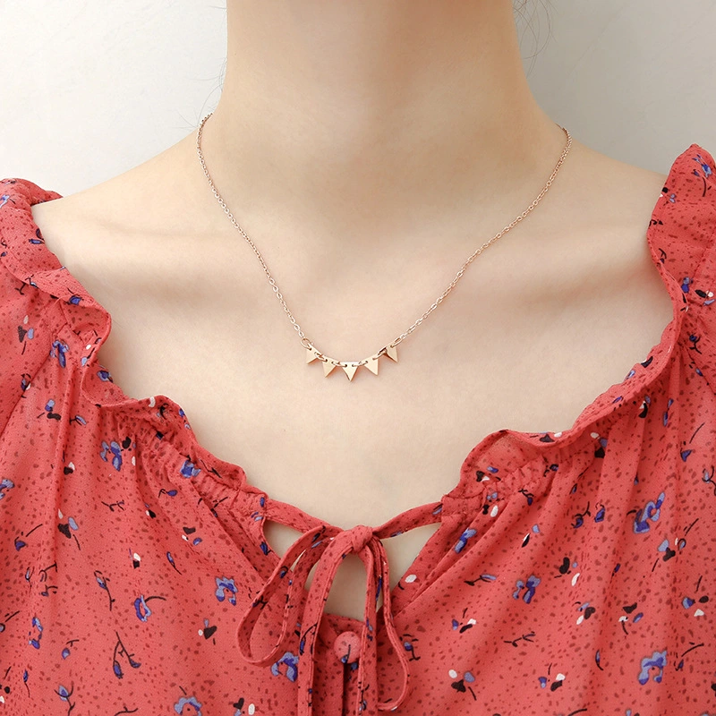 Triangle Fashion Necklace Japan And South Korea