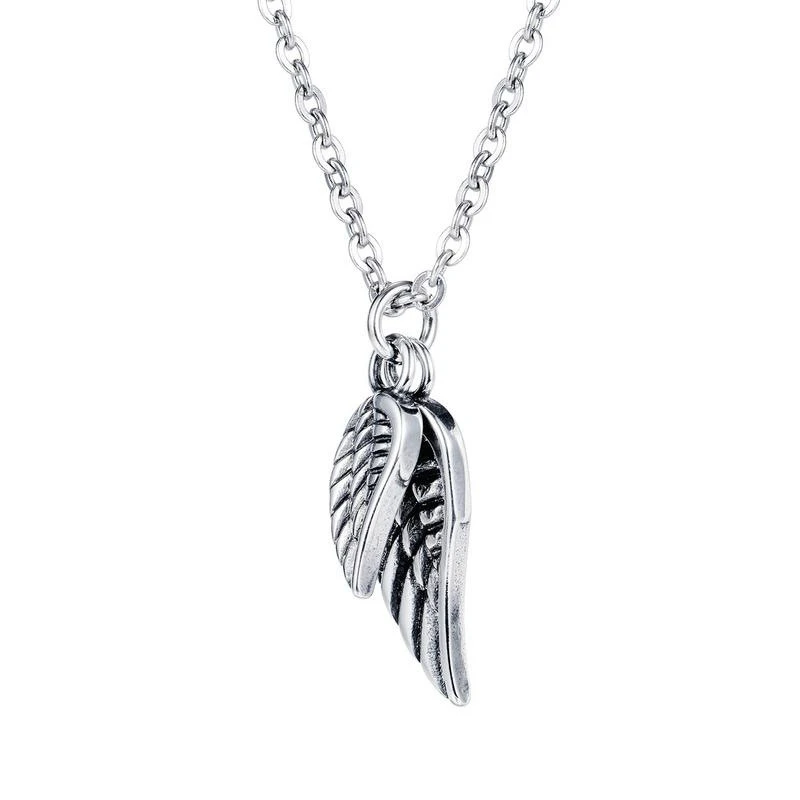 Hip Hop Trend Titanium Angel Wing Pendant