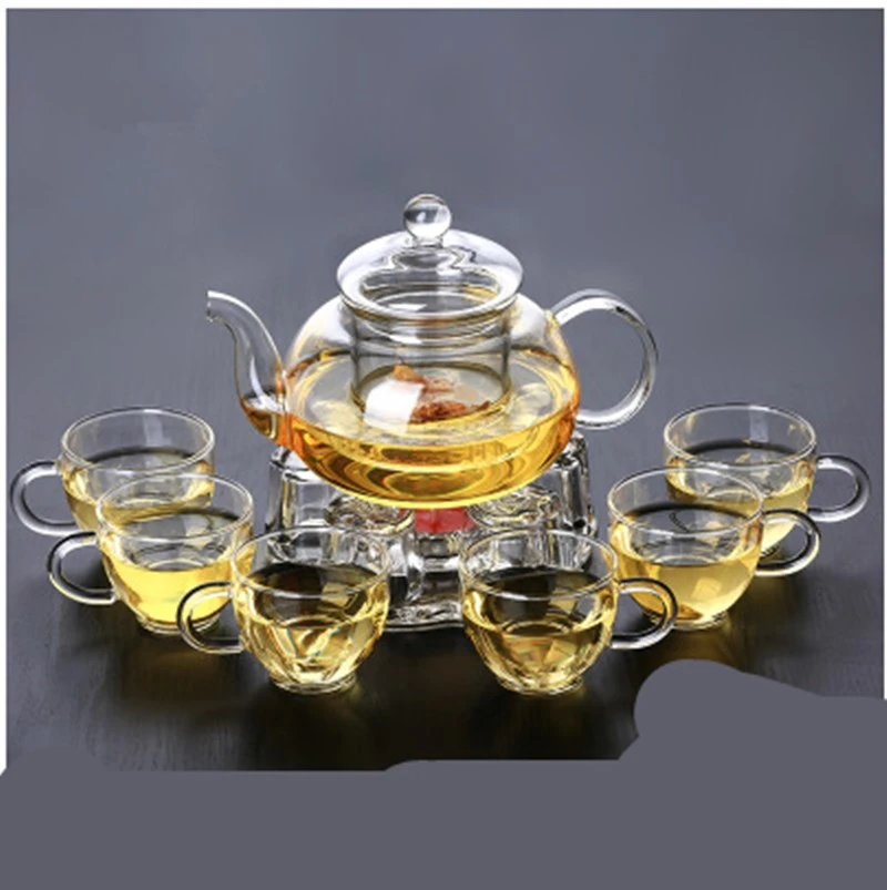 Heat-resistant High-temperature Filter Glass Teapot