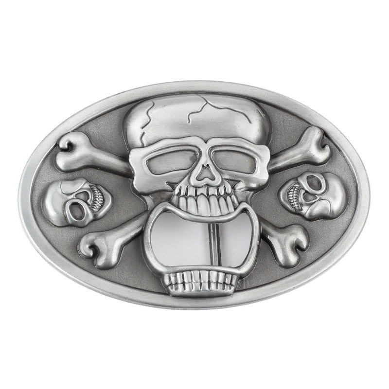 Open Mouth Skull Belt Buckle Ghost Head Smooth Buckle