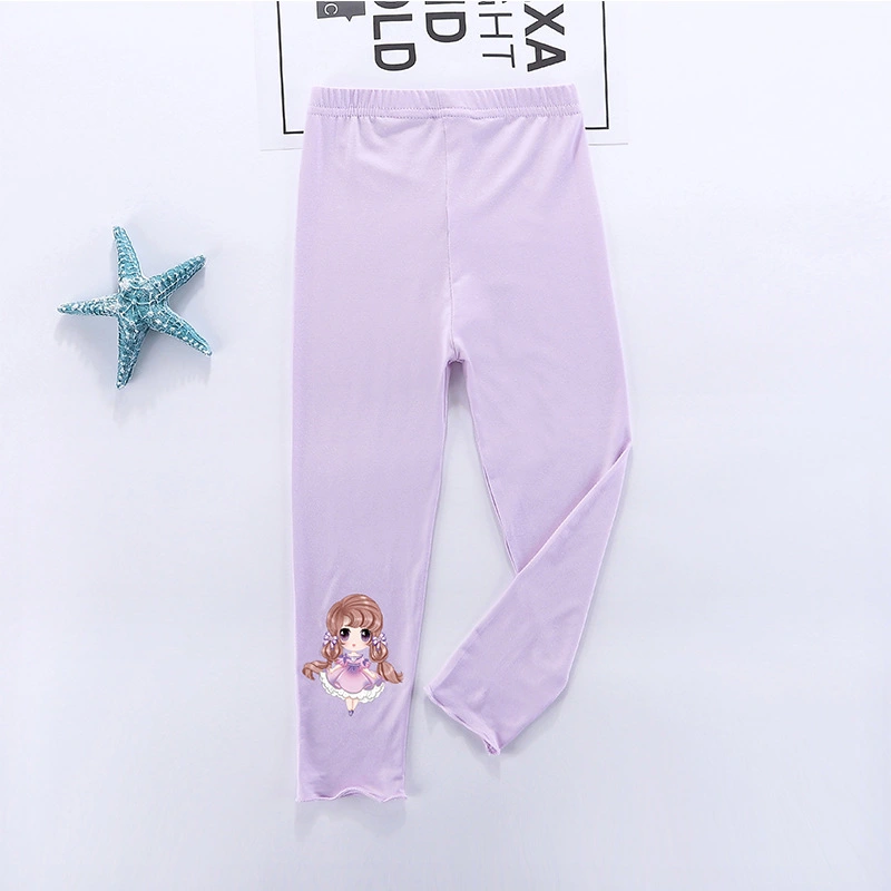 Modal children's nine - minute trousers