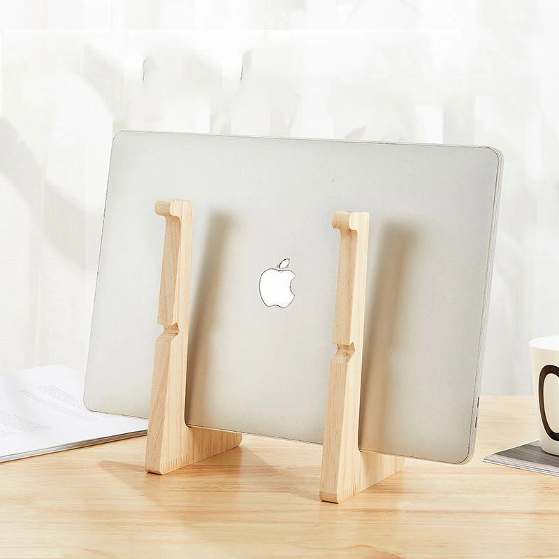 Wooden laptop stand