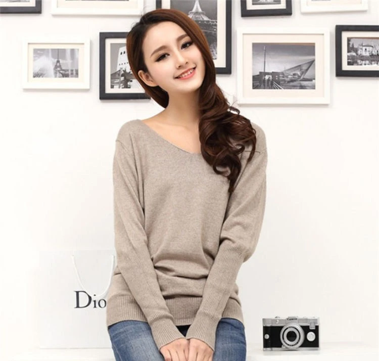 V-neck sweater