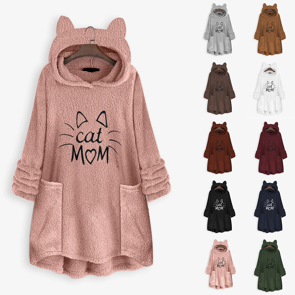 Letter embroidery sweater