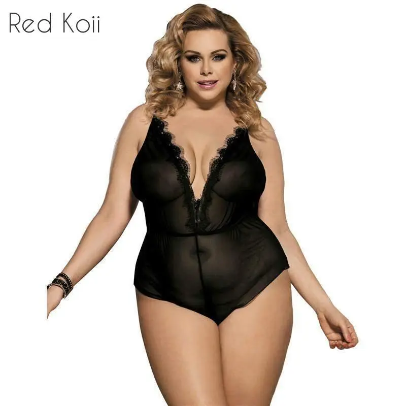Dark Chiffon Teddy Bodysuit