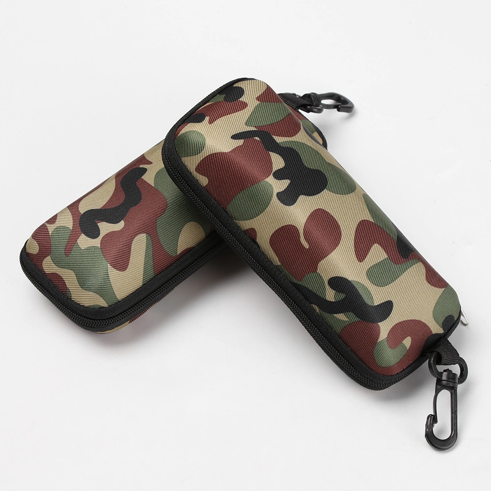 Camouflage glasses case