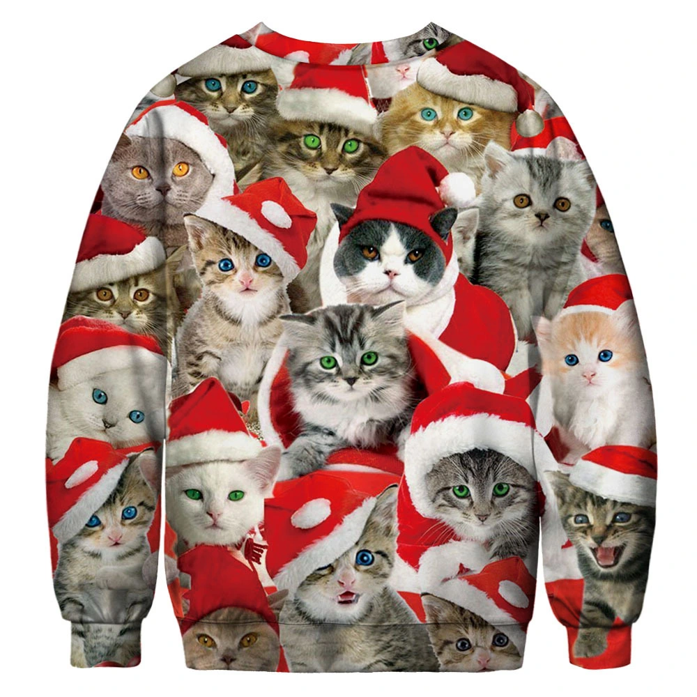 Flower round neck sweater