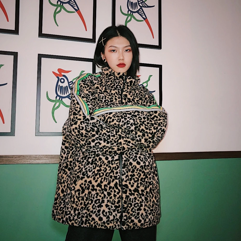 Vintage leopard print jacket