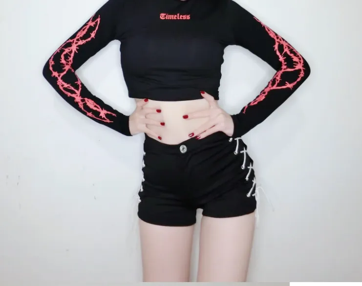 Costume jazz dance dj stage dress sexy female Slim short paragraph waist hip hop jazz street dance costume