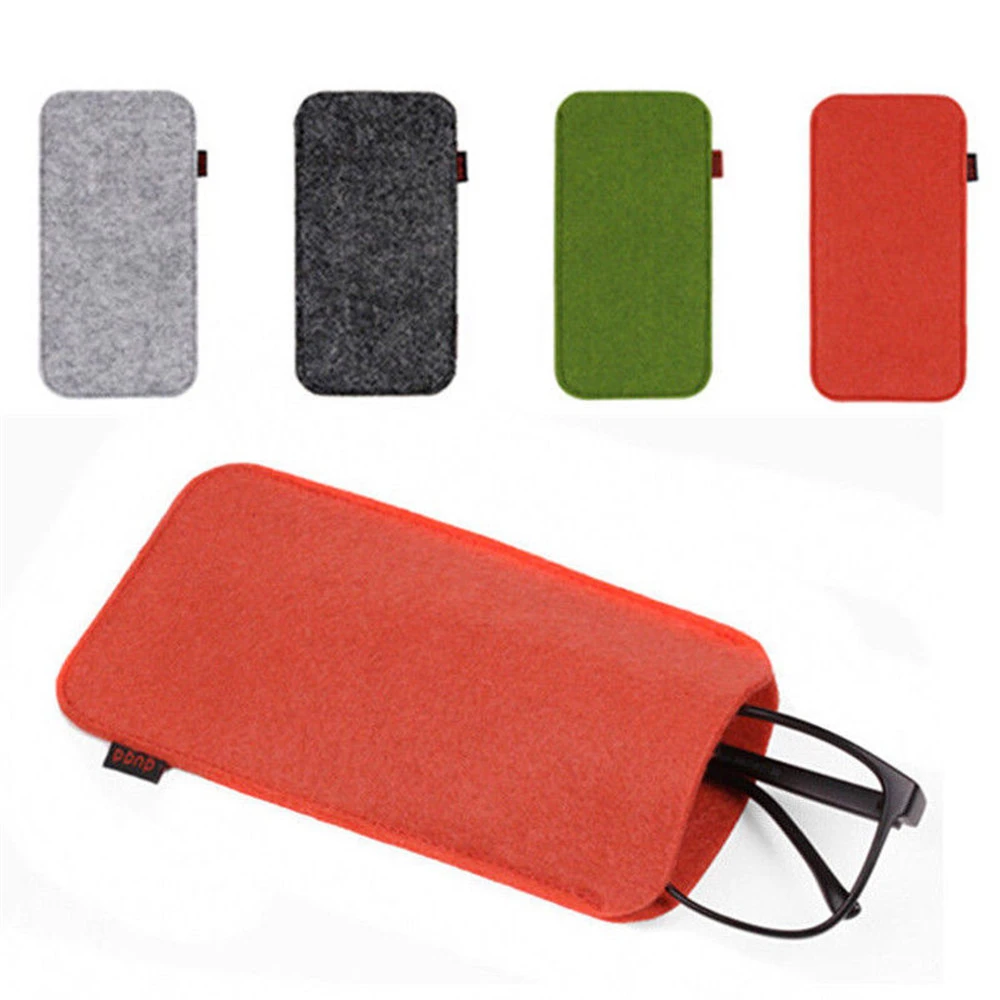 Felt cloth glasses bag