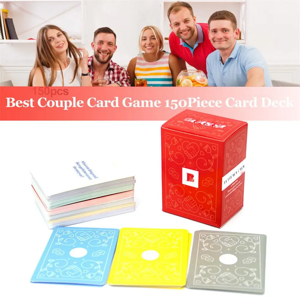 Best Couple Playing Cards Game Card Deck Intimacy Board Game English Version Romantic Gifts for Family Couples