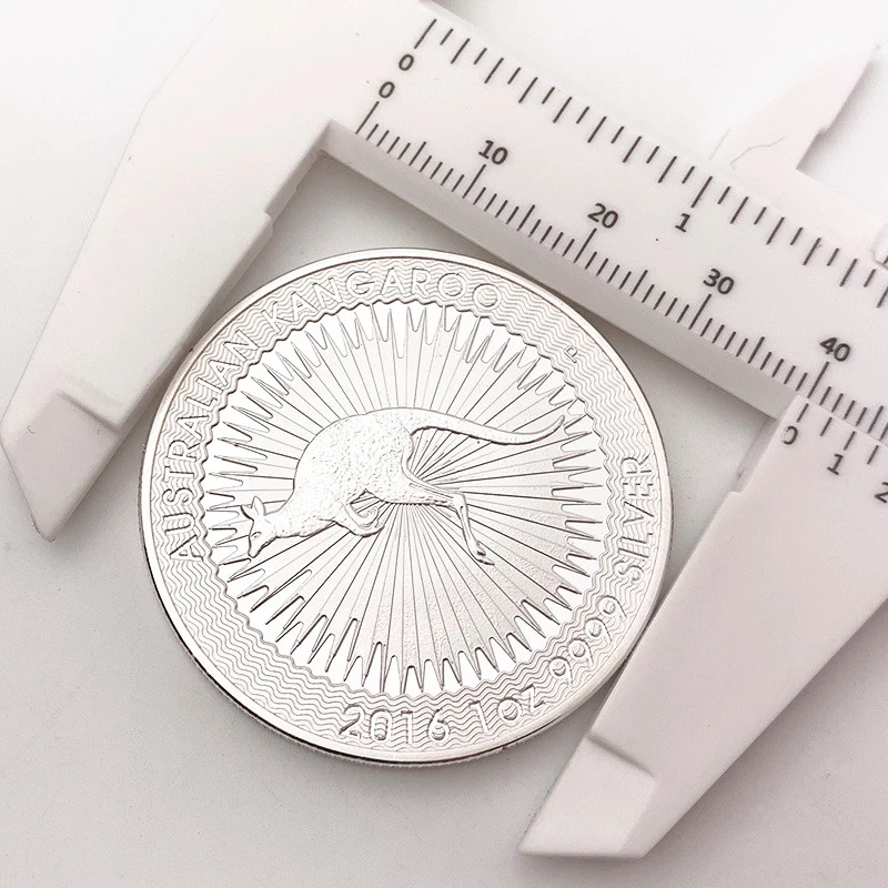 Kangaroo silver-plated craft commemorative coin