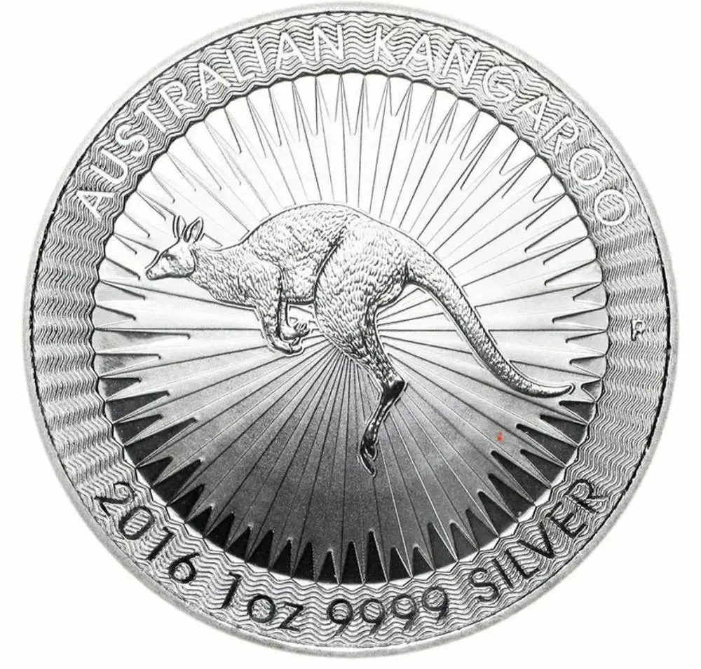 Kangaroo silver-plated craft commemorative coin