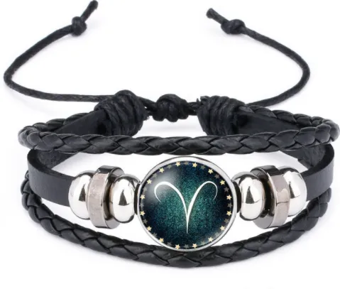 Twelve constellations time gem bracelet