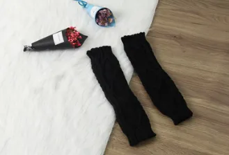 Yauvana Knitted Arm Warmers