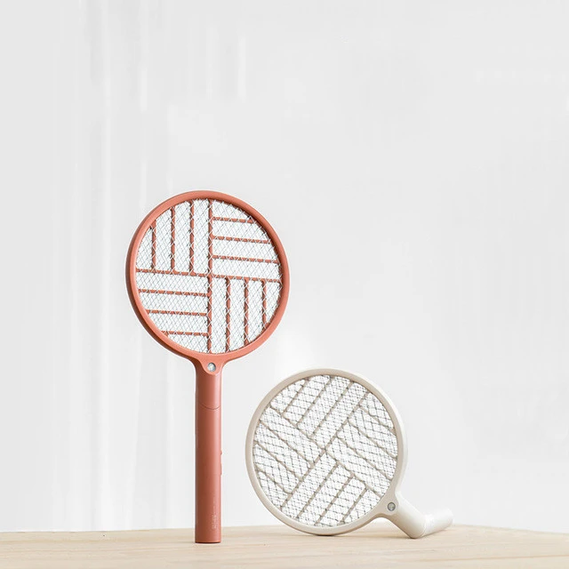 Foldable electric mosquito swatter charger