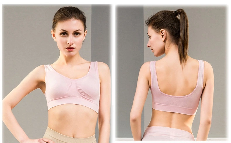 3pcs  Set Genie Bra With Removable Pads Two-double Vest Body Shaper Push Up Breast