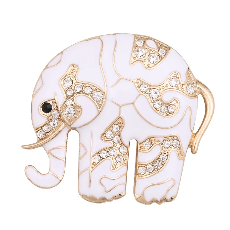 Elephant brooch with brooch