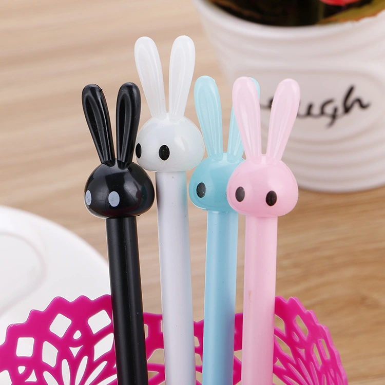 Cartoon stationery Bunny Jun gel pen cute long ears bunny pen creative student pen