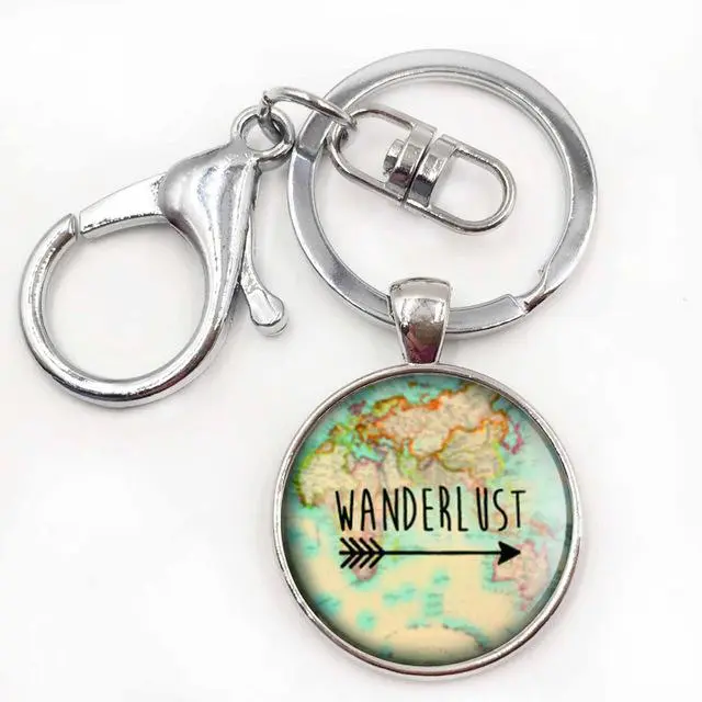 Wander lust-keychain