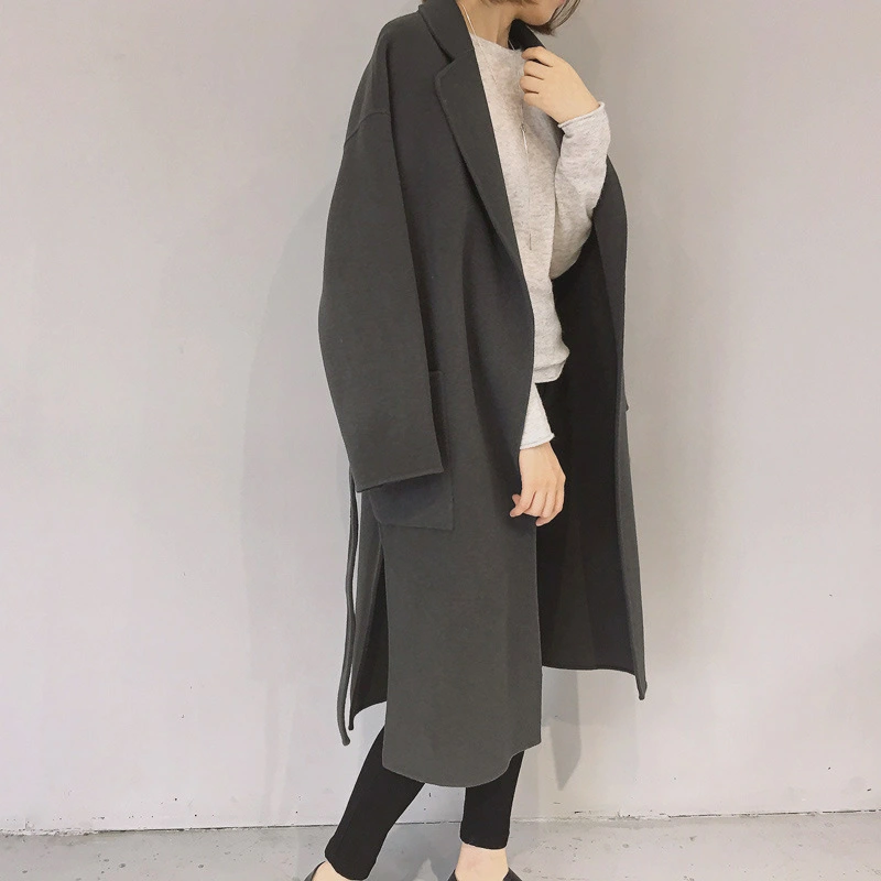 Double-faced fleece coat coat