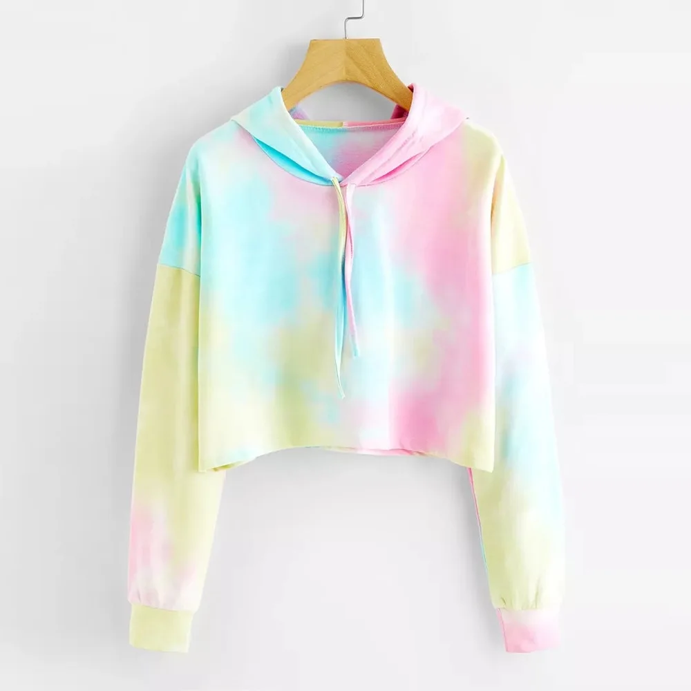 European and American short print top