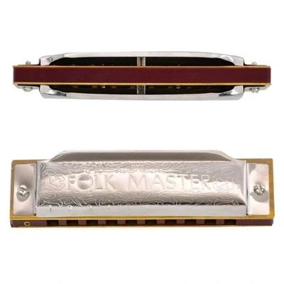 Ten hole blues harmonica