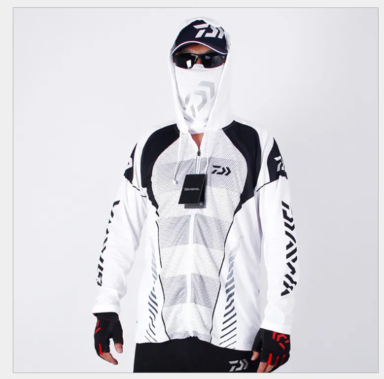 DAIWA Hooded Fishing Shirt UV Protection UPF 50+Breathable+Quick-drying