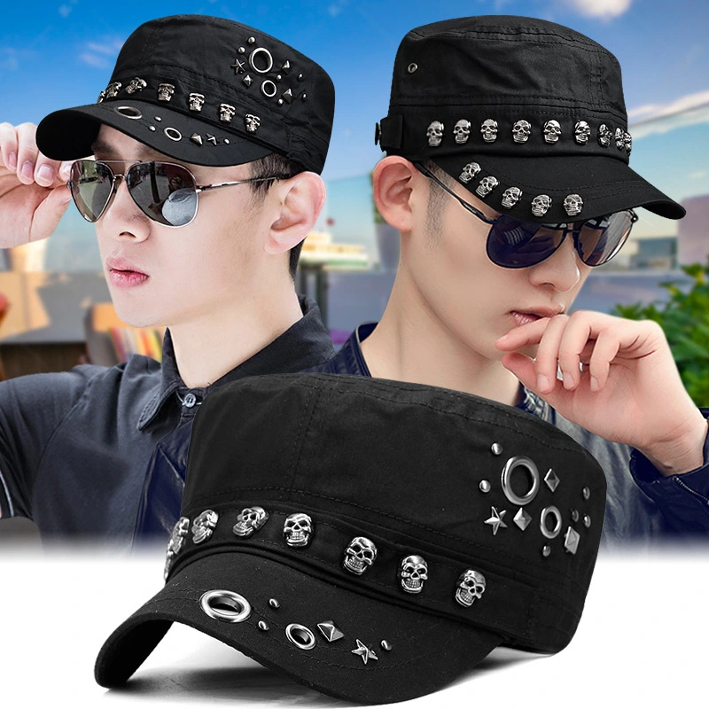 Skull studded flat