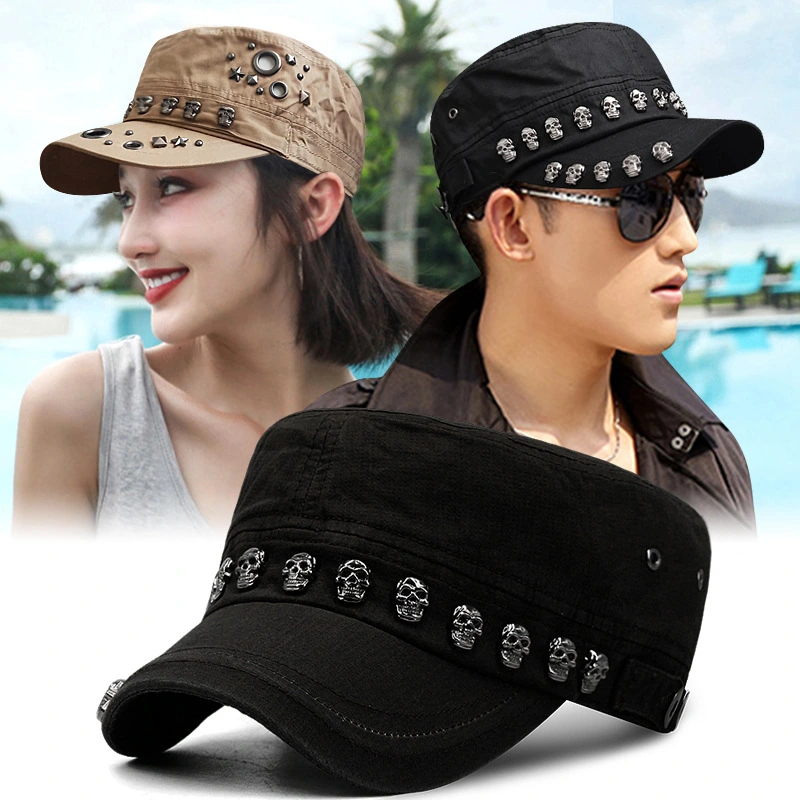 Skull studded flat