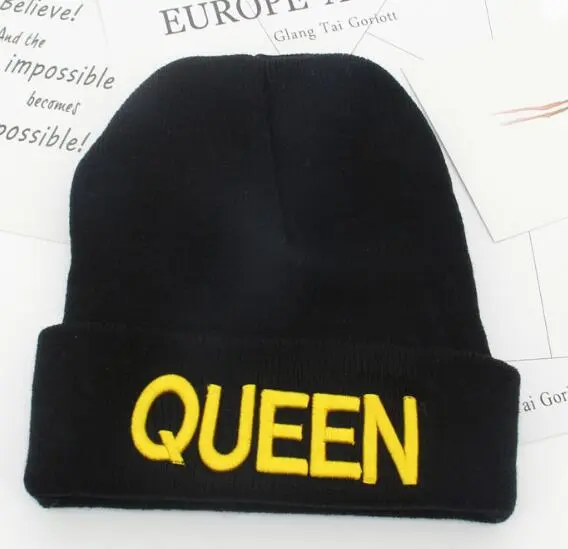 Winter lady's wool hat