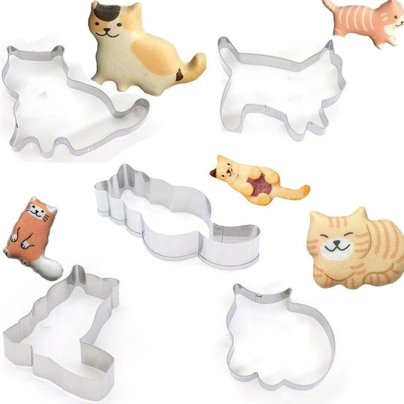 Cat cookie mould