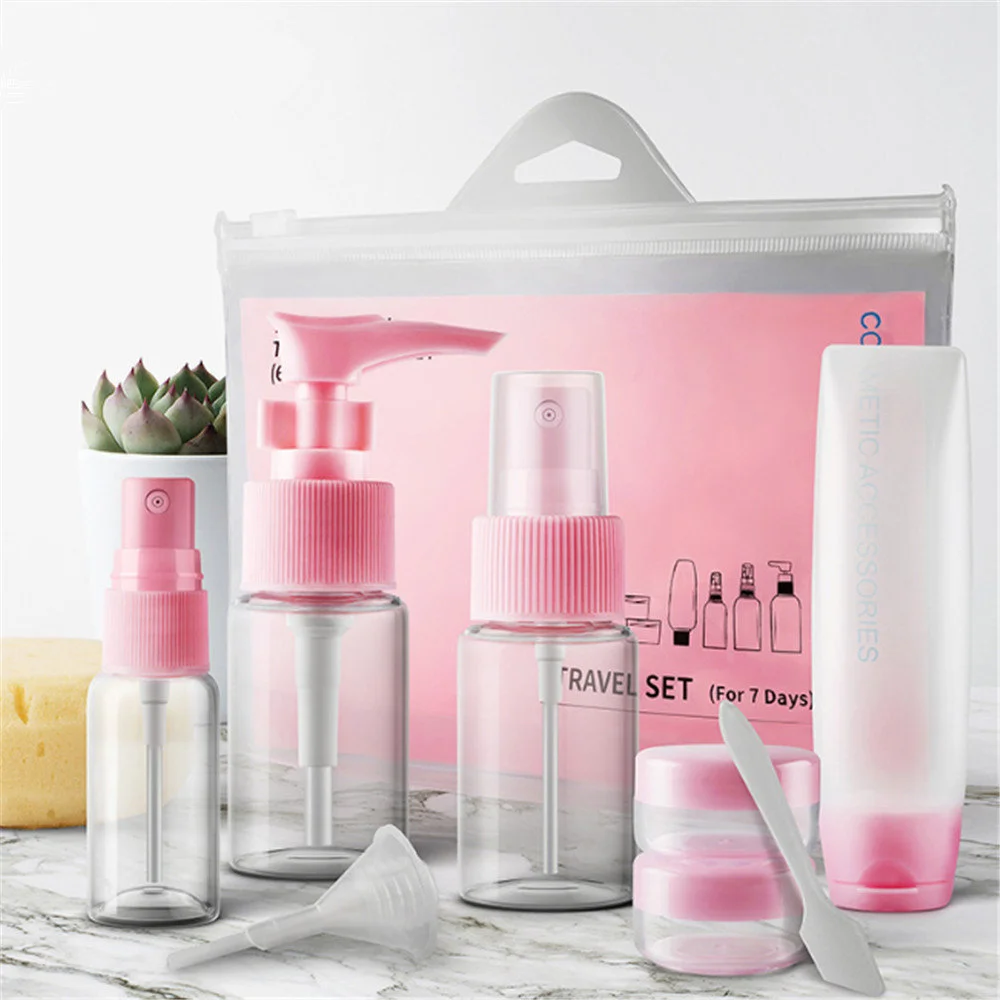 9pcs / set Travel Mini Cosmetic Set