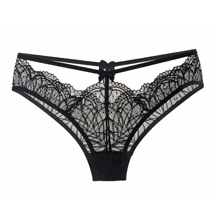 French Sexy Transparent Temptation Lace Women's Low-Rise Briefs