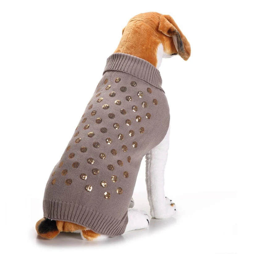 Scale embroidered pet clothes autumn and winter