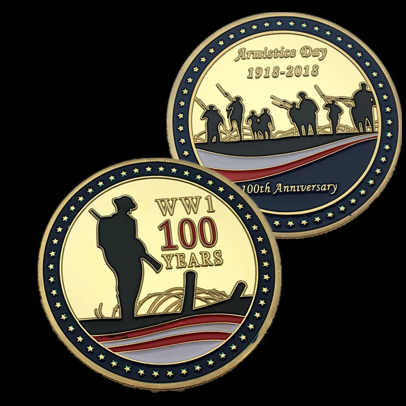 German Normandy 100th Anniversary Coin Badge