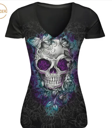 Blissful Beauty Skull Tee