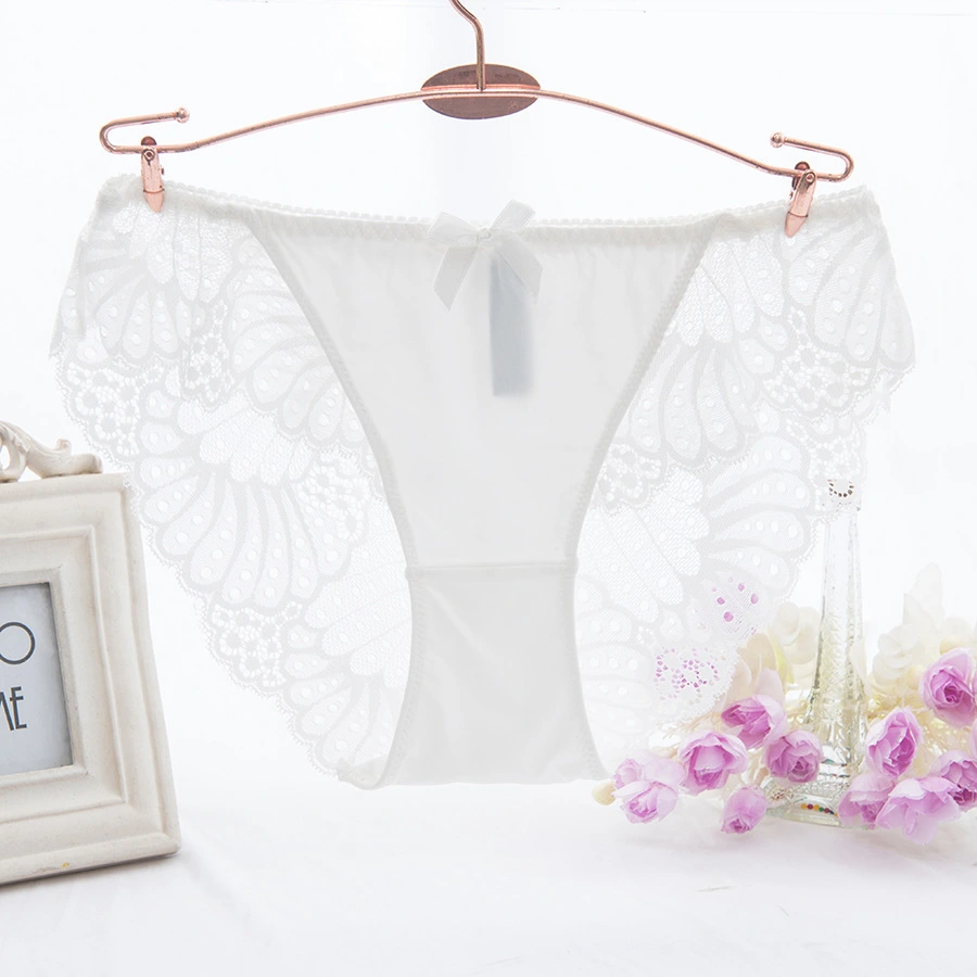 Low-waist ice silk panties