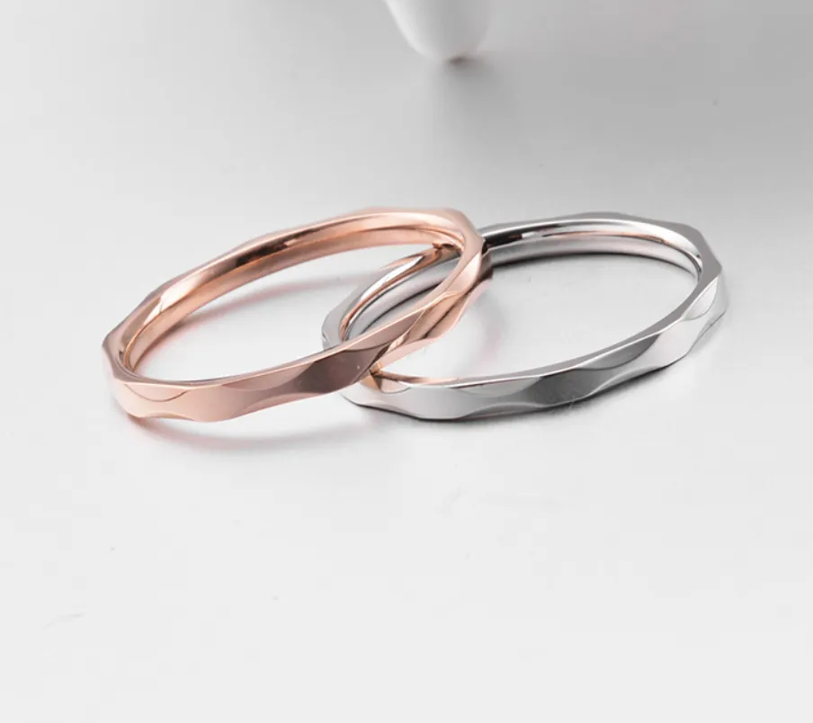 Titanium Steel Couple Ring