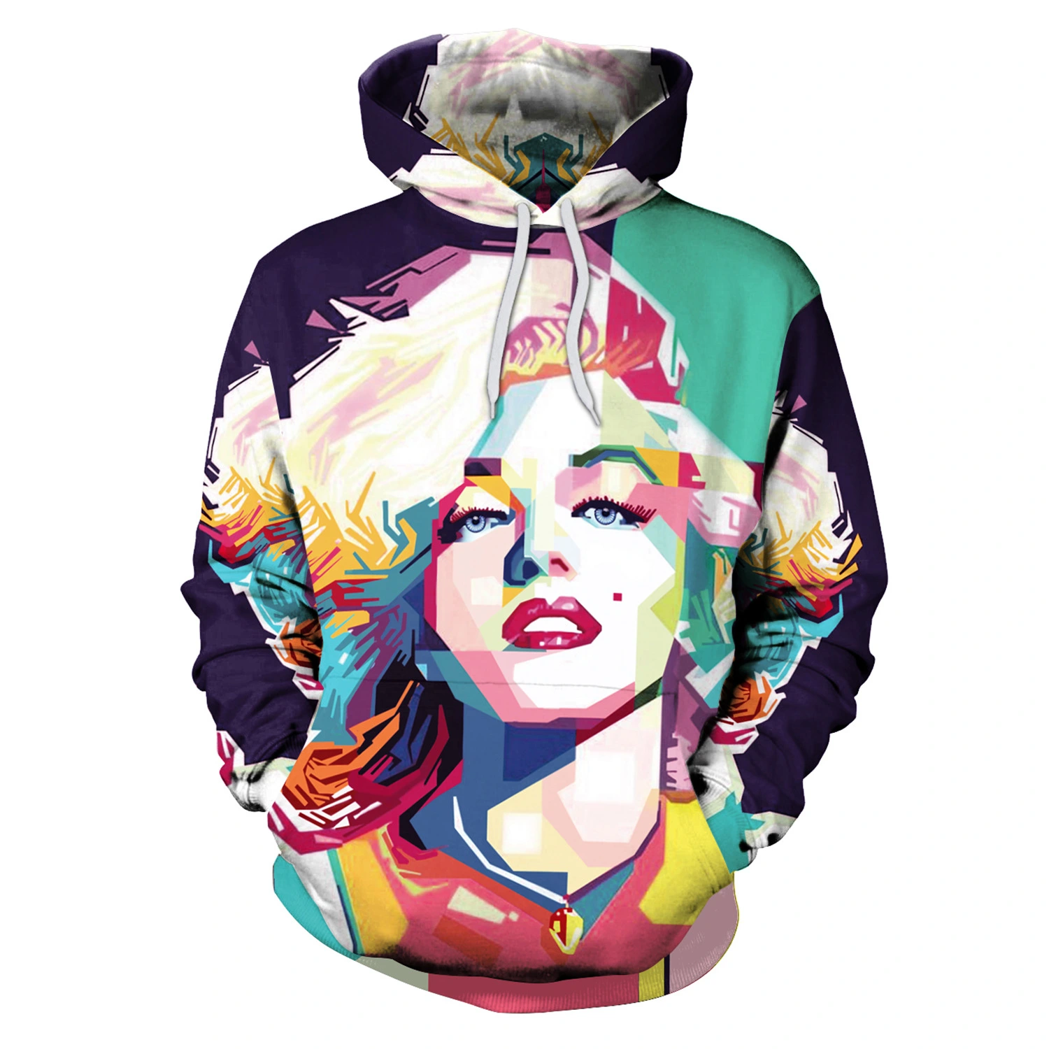 Beauty Watercolor Digital Print Hoodie